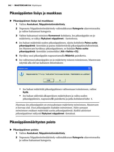 Mastercam X4 kÃ¤yttÃ¶opas - Mastercam.fi