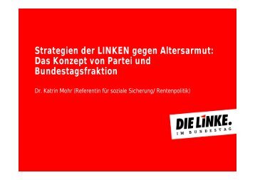 Rentenkonzept - Die Linke