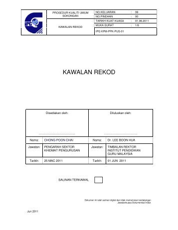 IPG-KPM-PUS-01 - Laman Web Rasmi IPGM Kampus Pendidikan ...