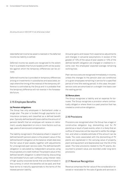 Edisun Power Europe Ltd. Corporate Governance Report 2010 ...