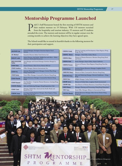 Vol 11 Issue 2, September 2011 - School of Hotel & Tourism ...