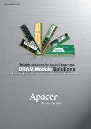 FB-DIMM for - Apacer enews