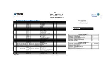 Lista de PeÃ§as / Vistas Explodidas - Cassete ... - Johnson Controls