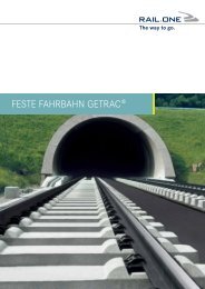 FESTE FAHRBAHN GETRAc® - RAIL.ONE GmbH