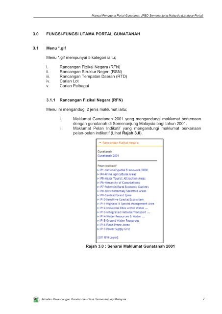 Manual Pengguna Portal Gunatanah JPBD Semenanjung Malaysia