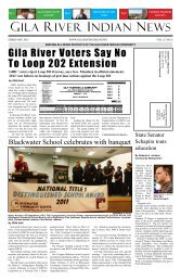 GILA RIVER INDIAN NEwS - Gila River Indian Community