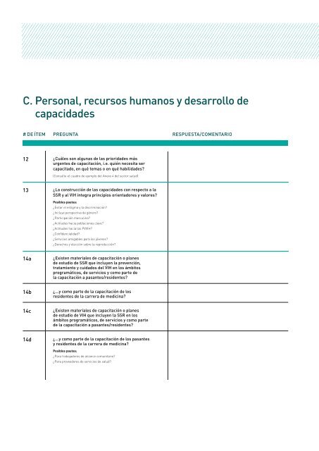 instrumento de evaluaciÃ³n rÃ¡pida para la salud sexual y ... - UNFPA