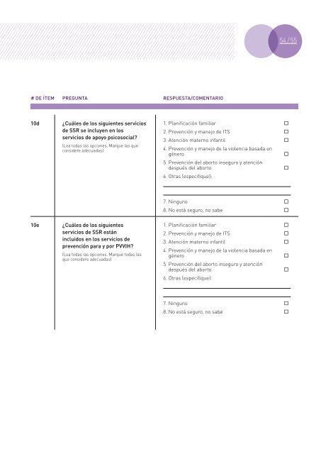 instrumento de evaluaciÃ³n rÃ¡pida para la salud sexual y ... - UNFPA