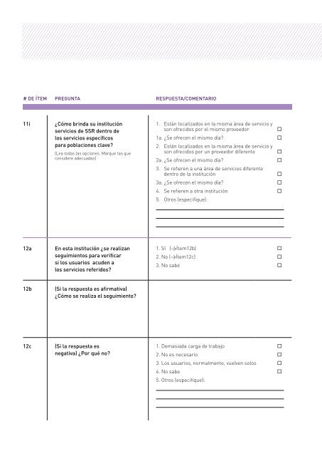 instrumento de evaluaciÃ³n rÃ¡pida para la salud sexual y ... - UNFPA