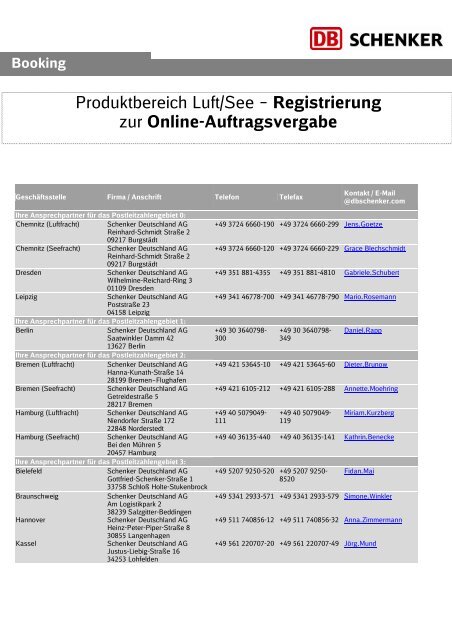 PDF herunterladen - Schenker Deutschland AG