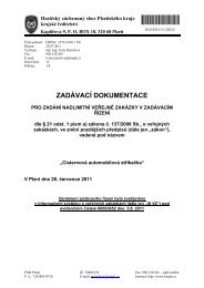 ZadÃ¡vacÃ­ dokumentace - HZS PK - HZS PlzeÅskÃ©ho kraje