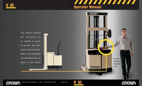 warning - Crown Equipment Corporation