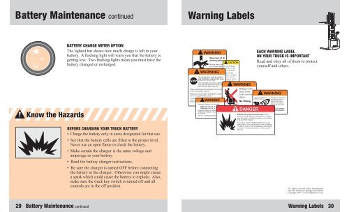 warning - Crown Equipment Corporation