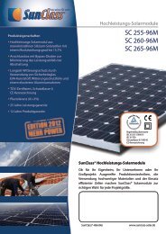 SC 255-96M SC 260-96M SC 265-96M - ERSAP Solar AG