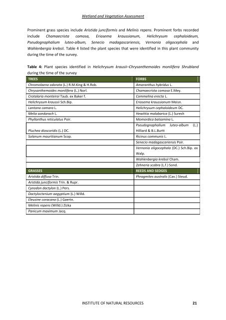 WETLAND DELINEATION REPORT - SRK Consulting