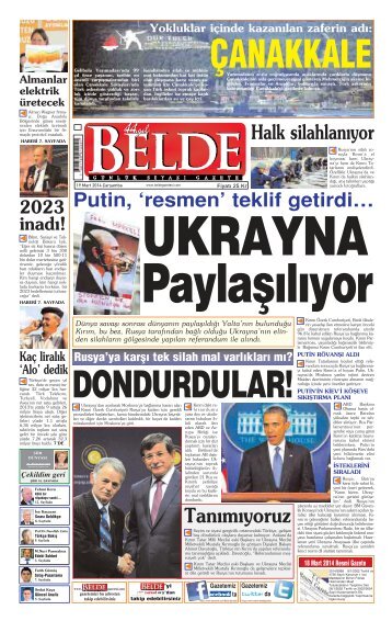 Abal› beni ça¤›r›yor - Belde Gazetesi