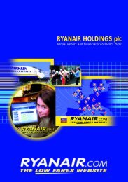 Annual Report 2000 - Ryanair