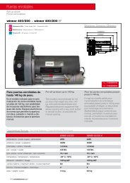 Ficha tÃ©cnica WINNER 400/200 - Automatismos Pujol