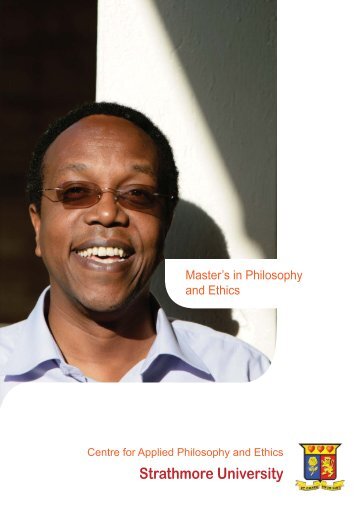 Master's in Philosophy and Ethics (MAPE) - Strathmore University