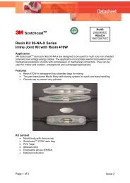 3 Scotchcast Resin Kit 90-NA-X Series Inline Joint Kit with ... - 3M