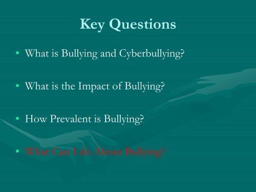 Bullying Prevention Classroom Strategies - Santa Cruz County ...