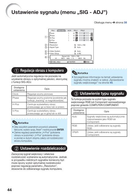 XR-55X/50S Operation-Manual PL - Sharp