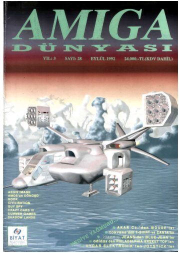Amiga Dunyasi - Sayi 28 (Eylul 1992).pdf - Retro Dergi