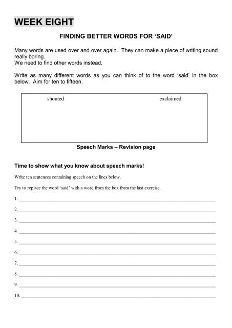 bideford college year 7 english homework booklet summer