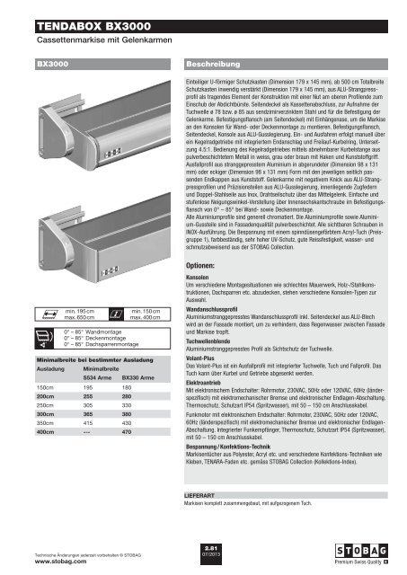 TENDABOX BX3000 - Schmid Storen AG