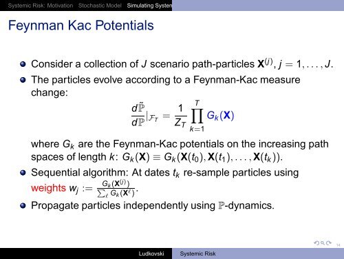 Interacting Particle Systems for Systemic Risk