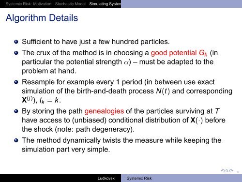 Interacting Particle Systems for Systemic Risk