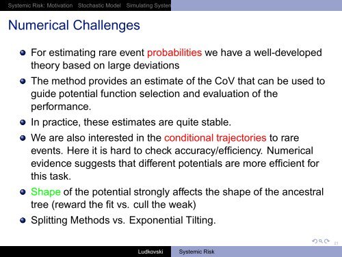 Interacting Particle Systems for Systemic Risk