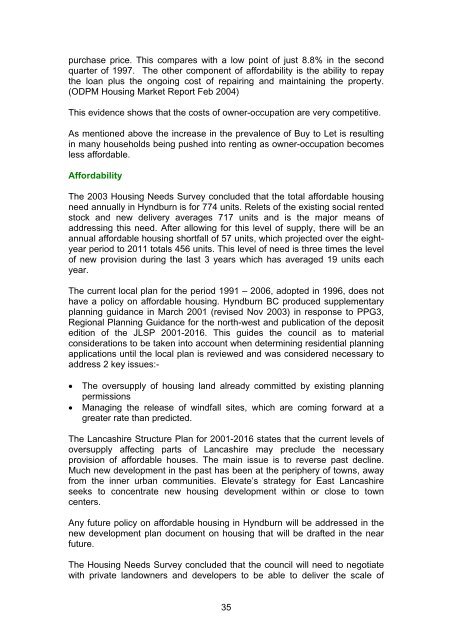 A Profile of Hyndburn - 2004 - Hyndburn Borough Council