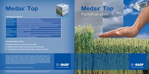 Medax® Top Medax® Top - BASF Polska