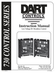 730BDC Series Manual - Dart Controls