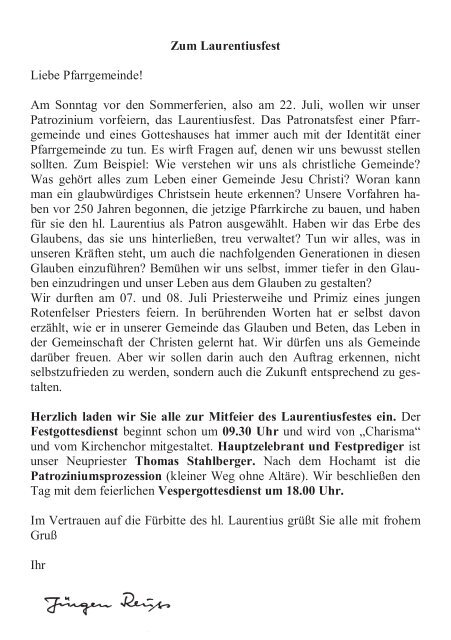 0800-1110222 - St. Laurentius Gaggenau