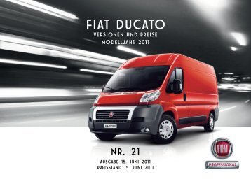 Preisliste Ducato Fiat Professional