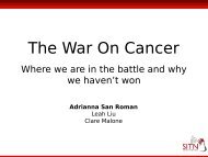 The War On Cancer