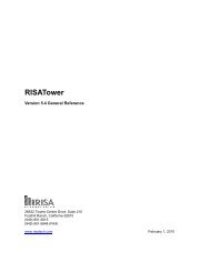 RISATower 4.5 General Reference - RISA Technologies