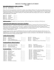 biology majors worksheet - College of Sciences - Old Dominion ...