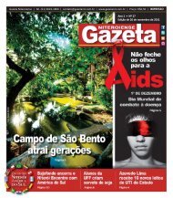 Ano 1 â¢ NÂº 17 EdiÃ§Ã£o de 26 de novembro de 2011 - Gazeta ...