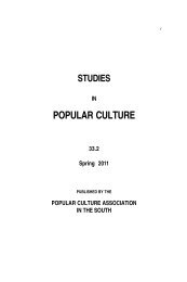 Go here - Popular/American Culture Association in the South