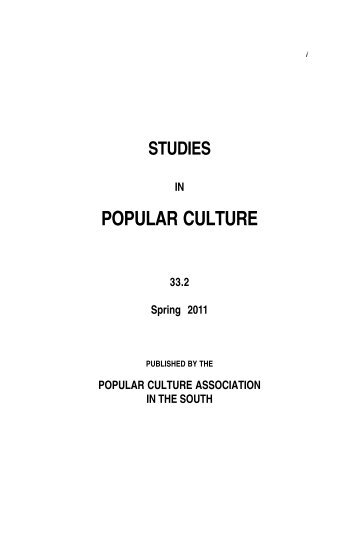 Go here - Popular/American Culture Association in the South