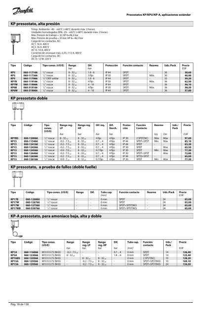 Refrigeração e Ar Condicionado Lista de Preços 2009 ... - Danfoss