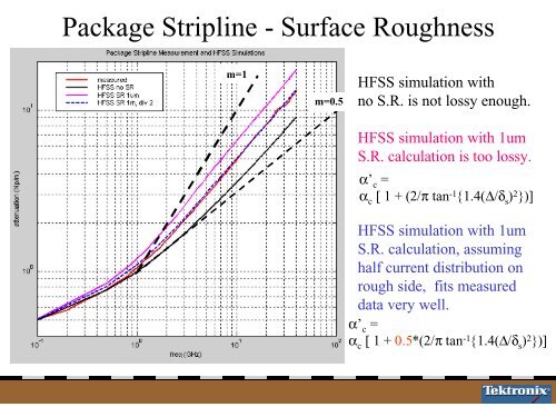 Presentation - Accounting for High Frequency Transmission Line Loss