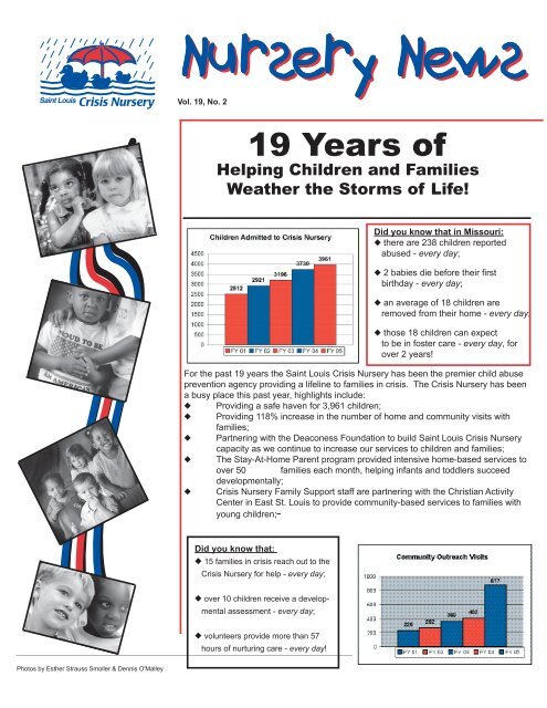 19 Years of - St. Louis Crisis Nursery