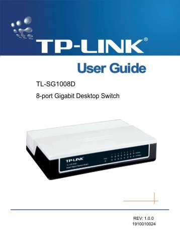 TL-SG1008D 8-port Gigabit Desktop Switch