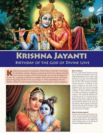 Download PDF: Two-Page, Full-Color Magazine Spread - Hinduism ...