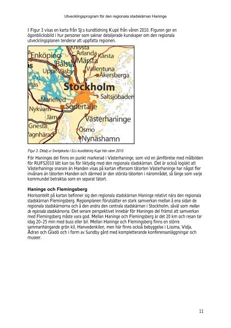 Utvecklingsprogram för den regionala stadskärnan Haninge