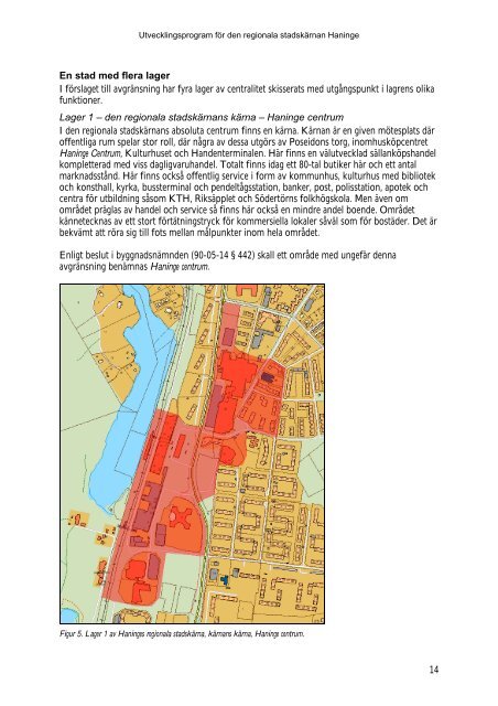 Utvecklingsprogram för den regionala stadskärnan Haninge